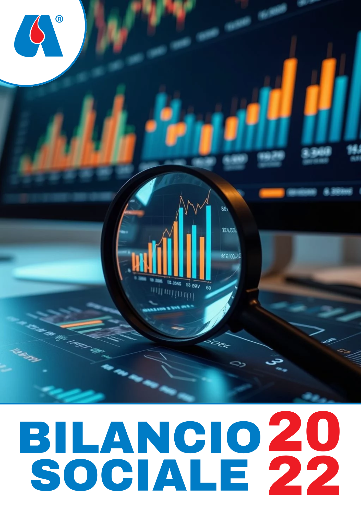 Copertina del Bilancio Sociale AVIS Lucera 2022